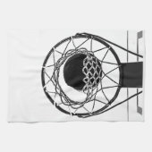 Pop Art Basketball Geschirrtuch (Horizontal)