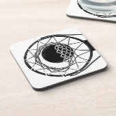 Pop Art Basketball Getränkeuntersetzer (Linke Seite)