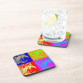 Pop Art Basketball Getränkeuntersetzer (Rechte Seite)