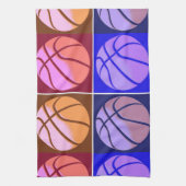 Pop Art Basketball Handtuch (Vertikal)