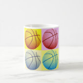 Pop Art Basketball Kaffeetasse (Mittel)