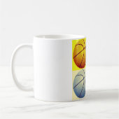 Pop Art Basketball Kaffeetasse (Links)