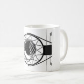 Pop Art Basketball Kaffeetasse (VorderseiteRechts)