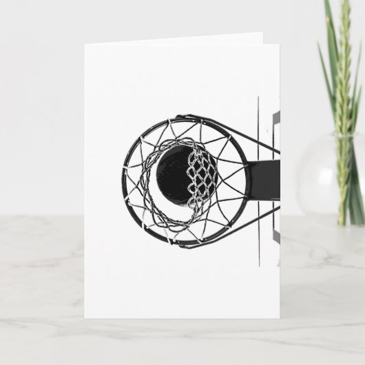 Pop Art Basketball Karte (Vorderseite)