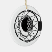 Pop Art Basketball Keramik Ornament (Rechts)