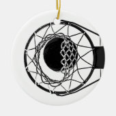 Pop Art Basketball Keramik Ornament (Vorne)