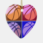 Pop Art Basketball Keramikornament (Rechts)