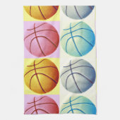 Pop Art Basketball Küchentuch (Vertikal)