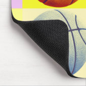 Pop Art Basketball Mousepad (Ecke)