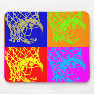 Pop Art Basketball Mousepad