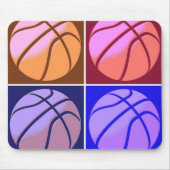 Pop Art Basketball Mousepad (Vorne)