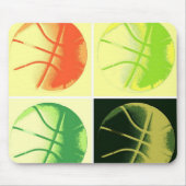Pop Art Basketball Mousepad (Vorne)
