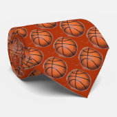 Pop Art Basketball Neck Tie Krawatte (Gerollt)