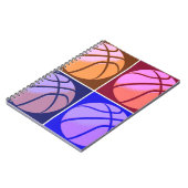 Pop Art Basketball Notizblock (Linke Seite)