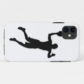 Pop Art Basketball Player Silhouette Case-Mate iPhone Hülle (Rückseite (Horizontal))