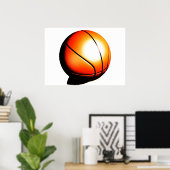 Pop Art Basketball Poster (Heimbüro)