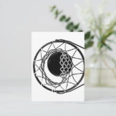 Pop Art Basketball Postkarte (Stehend Vorderseite)