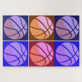 Pop Art Basketball Puzzle (Horizontal)