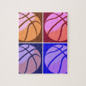 Pop Art Basketball Puzzle (Vertikal)