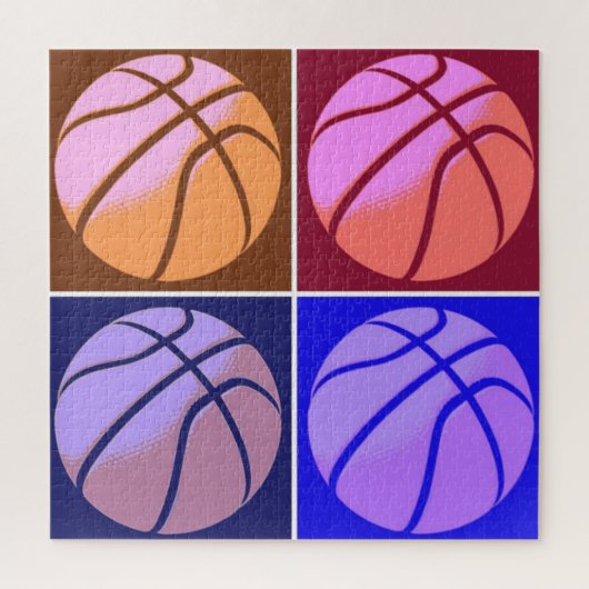 Pop Art Basketball Puzzle (Vertikal)