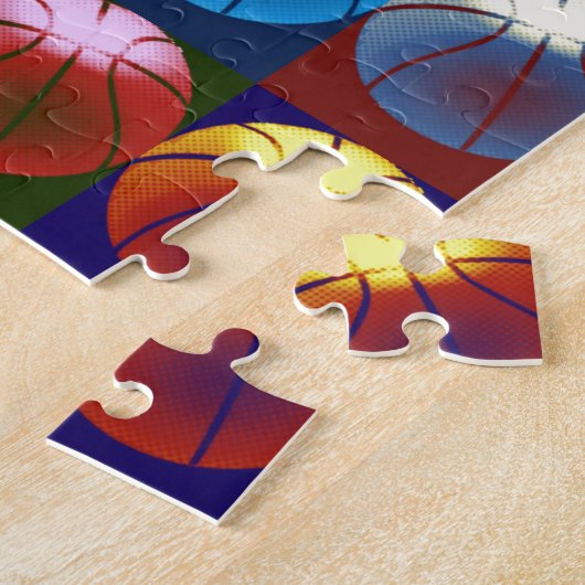 Pop Art Basketball Puzzle (Seite)