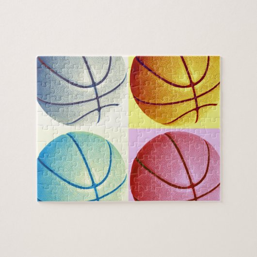 Pop Art Basketball Puzzle (Horizontal)