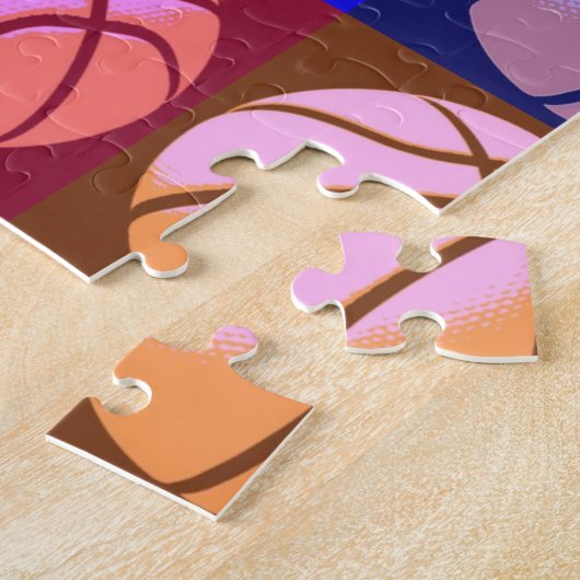 Pop Art Basketball Puzzle (Seite)