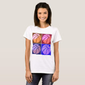 Pop Art Basketball T-Shirt (Vorne ganz)