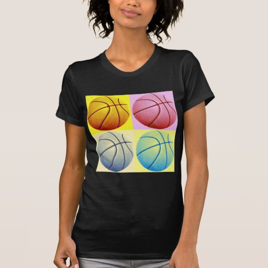Pop Art Basketball T-Shirt (Vorderseite)