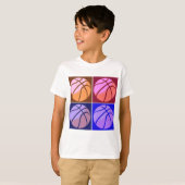 Pop Art Basketball T-Shirt (Vorne ganz)