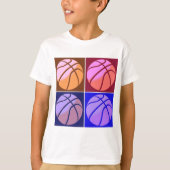 Pop Art Basketball T-Shirt (Vorderseite)