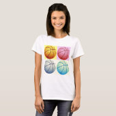 Pop Art Basketball T-Shirt (Vorne ganz)
