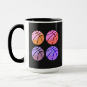 Pop-Art-Basketball Tasse (Links)