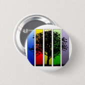 Pop Art Baum Button (Vorne & Hinten)
