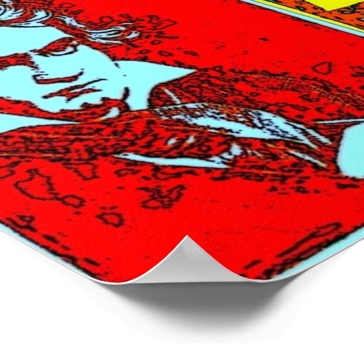 Pop Art Beethoven Poster (Ecke)