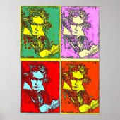 Pop Art Beethoven Poster (Vorne)