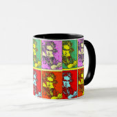 Pop Art Beethoven Tasse (VorderseiteRechts)