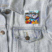 Pop Art Bermuda Button (Beispiel)