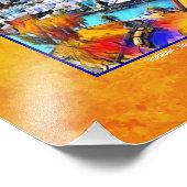 Pop Art Bermuda Fotodruck (Ecke)
