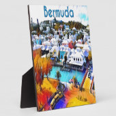 Pop Art Bermuda Fotoplatte (Seite)