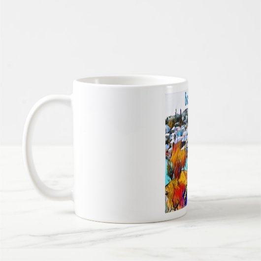 Pop Art Bermuda Kaffeetasse (Links)