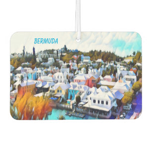 Pop Art Bermuda Keramik Autolufterfrischer