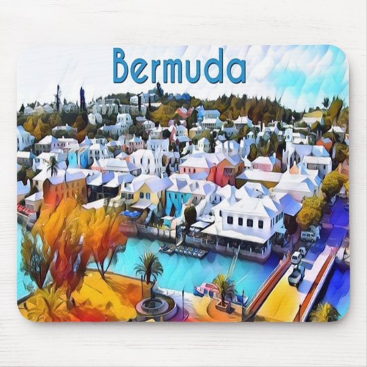 Pop Art Bermuda Mousepad (Vorne)