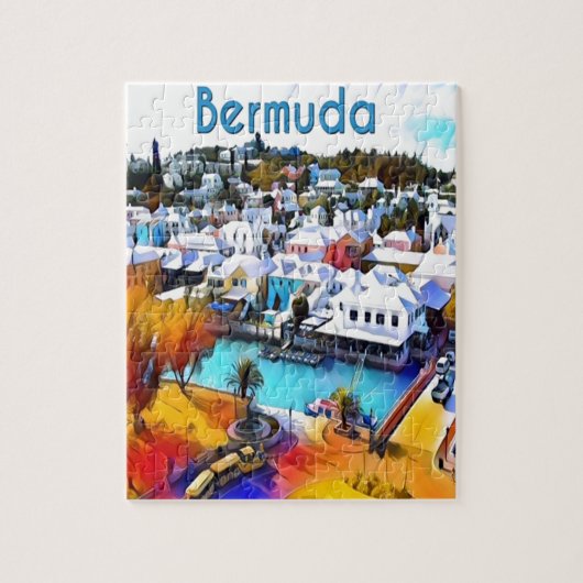 Pop Art Bermuda Puzzle (Vertikal)