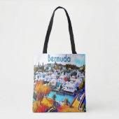 Pop Art Bermuda Tasche (Vorderseite)