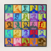 Pop Art Berühmtes Künstlerpuzzle Puzzle (Vertikal)