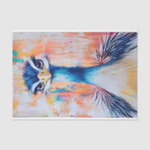 Pop Art Bird, Bold & Vibrannt DJ2L Decoupage Seidenpapier