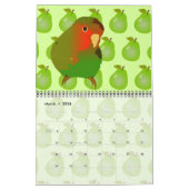 Pop Art Birds Vol. 1 Budgie Flamingo Penguin Macaw Kalender (Mär 2026)