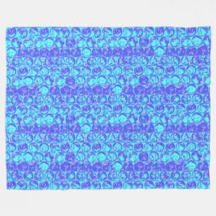 Pop Art Blasenverpackung Fleecedecke