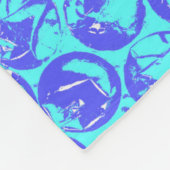 Pop Art Blasenverpackung Fleecedecke (Ecke)